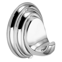 Крючок одинарный настенный металлический хром D281310 - фото 17860