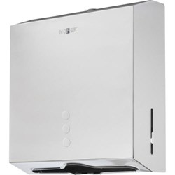 Диспенсер для бумажных полотенец Nofer из нержавеющей стали глянцевый - фото 30747