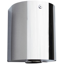 Диспенсер для рулонной бумаги из нержавеющей стали с центральной вытяжкой. Глянцевый - фото 30748