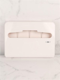 Диспенсер накладок для  туалета пластиковый белый - фото 30756