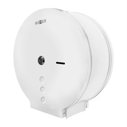 Диспенсер для туалетной бумаги круглый из нержавеющей стали глянцевый - фото 30771