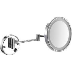 Увеличительное зеркало для ванной с LED подсветкой и регулировкой - фото 30828