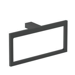 Держатель для полотенец квадратный Corinto черный 16930.N - фото 30935