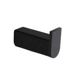 Крючок для полотенец настенный одинарный Capri черный - фото 31073