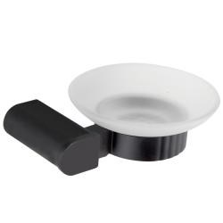 Мыльница из алюминия Capri черная - фото 31074