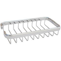 Мыльница прямоугольная из нержавеющей стали 09056.B - фото 31134