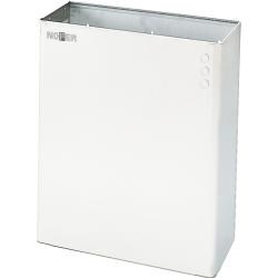 Контейнер для мусора настенный из нержавеющей стали белый 23 л. - фото 31163