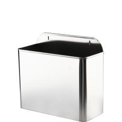 Контейнер для мусора на 11 литров настенный из нержавеющей  стали - фото 31176