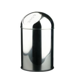 Ведро из нерж. cтали 10л. c крышкой push-open 14114.B, шт - фото 31183