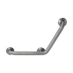 Поручень настенный под углом 135. 400х400 Nofer 15161.S из нерж. стали матовой, шт - фото 31280