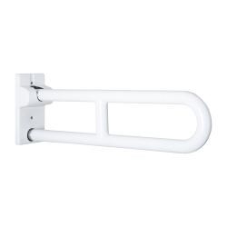 Поручень полукруглый для людей с огр. Возможностями 600 мм Белый с нейлоновым покрытием - фото 31292