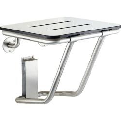 Откидное сиденье для душа с дополнительным креплением к стене 455х400 - фото 31310