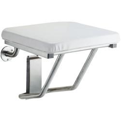 Мягкое сиденье для душа из нержавеющей стали матовой - фото 31311