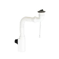 Сифонный комплект с клапаном сливной для раковины Н5 - фото 31326