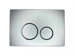 Панель смыва HYDROSMART 07812.S матовая с круглыми клавишами - фото 31338