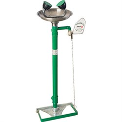 Аварийная раковина для промывки глаз из нержавеющей стали с рычагом и педалью - фото 31518