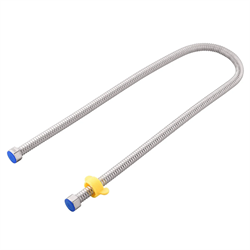 Подводка гибкая сильфонная из нержавеющей стали 1/2" 100 см Kopfgescheit KR-A304.100 - фото 31674