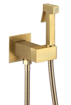 D184201-J Гигиенический душ со смесителем из латуни?золото матовое) - фото 32599