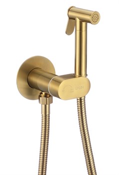 D184201-J Гигиенический душ со смесителем из латуни?золото матовое) - фото 32601