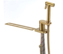 Смеситель с планкой на унитаз с гигиеническим душем - фото 32631