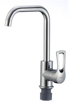 Смеситель для кухни с высоким поворотным изливом D155422-L,  хром - фото 32705