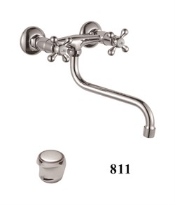 Смеситель для кухни/раковины с изливом D141811,  хром - фото 33127