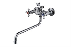 Смеситель для ванны с круглым изливом D146819,  хром - фото 33164