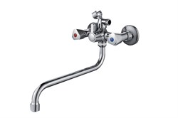 Смеситель для ванны с круглым изливом D146824,  хром - фото 33165