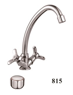 Смеситель для кухни с поворотным изливом  D151815,  хром - фото 33189