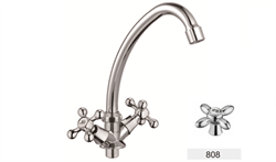 Смеситель для кухни  с поворотным изливом  D151808-1,  хром - фото 33194