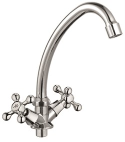 Смеситель для кухни  с поворотным изливом  D151810-1,  хром - фото 33195