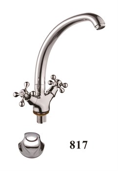 Смеситель для кухни  с поворотным изливом  D153817,  хром - фото 33208