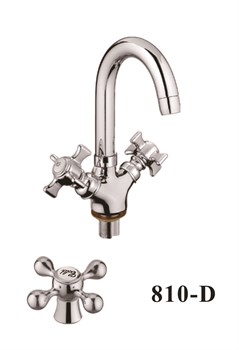 Смеситель для раковины/кухни с поворотным изливом  D153810-D,  хром - фото 33215