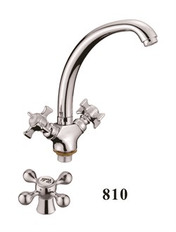 Смеситель для кухни  с поворотным изливом D156810,  хром - фото 33245