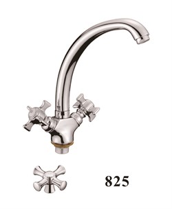 Смеситель для кухни  с поворотным изливом D156825,  хром - фото 33247