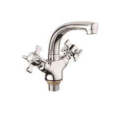 Смеситель для раковины/кухни с поворотным изливом  D156807-P,  хром - фото 33255