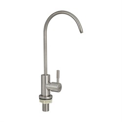 Кран на одну воду для фильтра, из нержавеющей стали марки 304 - фото 38979