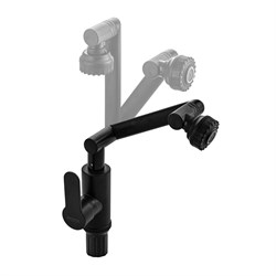 Смеситель для кухонной мойки и раковины, шаровый, из высокопрочного пластика АБС, поворотный излив и аэратор, цвет ЧЕРНЫЙ - фото 39708