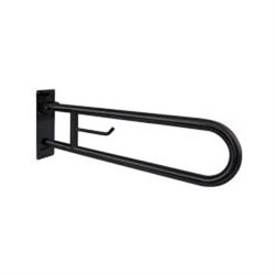 Поручень полукруглый для людей с огр. Возможностями 800 мм Черный, 15051.80.N - фото 41048