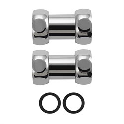 Американка хромированная прямая, к полотенцесушителю, 1х1 г / г!!! - фото 41543