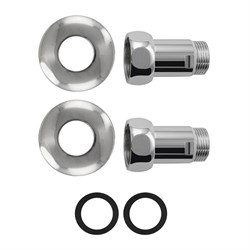 Американка хромированная прямая к полотенцесушителю, 1х1/2 г / ш - фото 41567