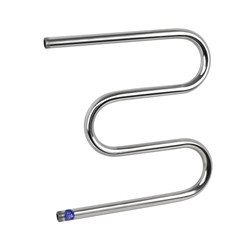 Полотенцесушитель М-образный 600х600 мм, труба - "1" x 2 мм, нержавеющая сталь, полированная - фото 41639