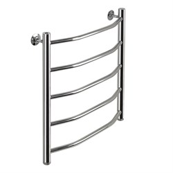 Полотенцесушитель ВИКТОРИЯ - ТРАПЕЦИЯ 500х600 мм, труба - "1" x 2 мм, нержавеющая сталь, полированная - фото 41705