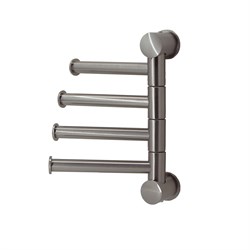 K-1054NICKEL Держатель полотенец четверной - фото 44740