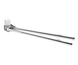 Leine K-5031WHITE Держатель полотенец двойной - фото 45454