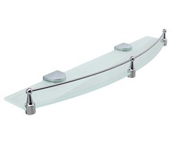 Kammel K-8344 (ранее К-8324) Полка стеклянная с бортиком - фото 46104