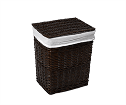 Isar WB-130-M Плетеная корзина для белья с крышкой - фото 46245