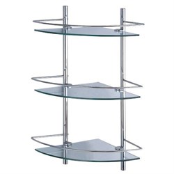 K-3133 Полка стеклянная тройная - фото 47680
