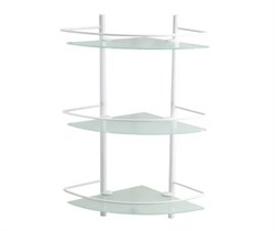 K-3133WHITE Полка стеклянная тройная - фото 48857