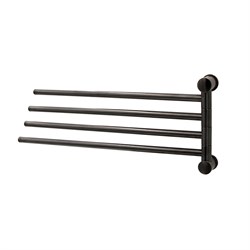 K-1034GUN METAL Держатель полотенец четверной - фото 49139